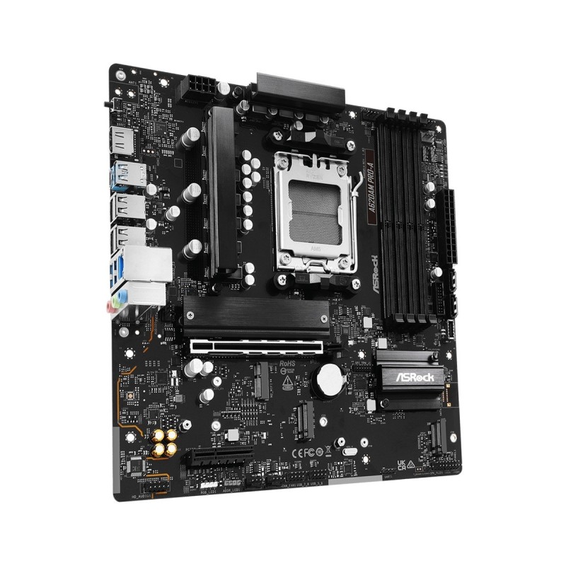 ASRock Płyta główna A620AM PRO-A AM5 4DDR5 HDMI M.2 mATX | PartsPC.pl