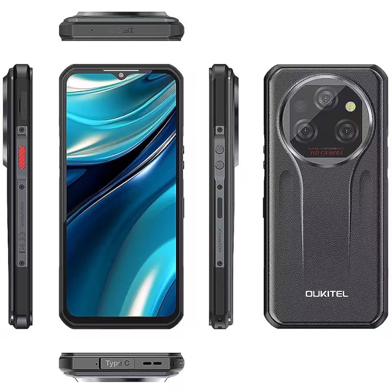 OUKITEL Smartfon WP39 Pro 5G 12/512GB IP69K Szary | PartsPC.pl