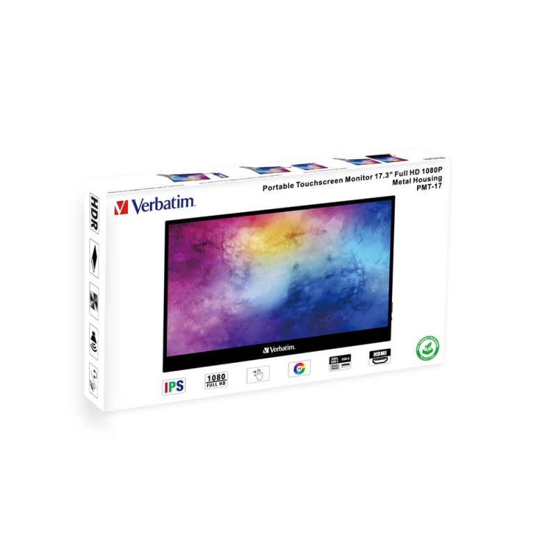Verbatim Monitor dotykowy PMT-17 Full HD Portable | PartsPC.pl