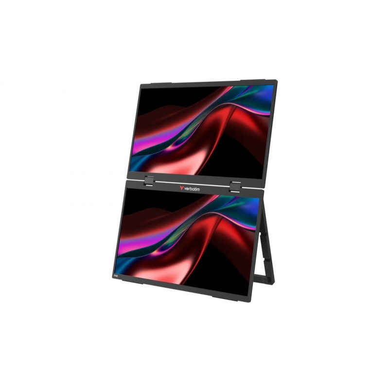 Verbatim Monitor dotykowy DUAL Essentialis 2x 15,6 Full HD 6… | PartsPC.pl