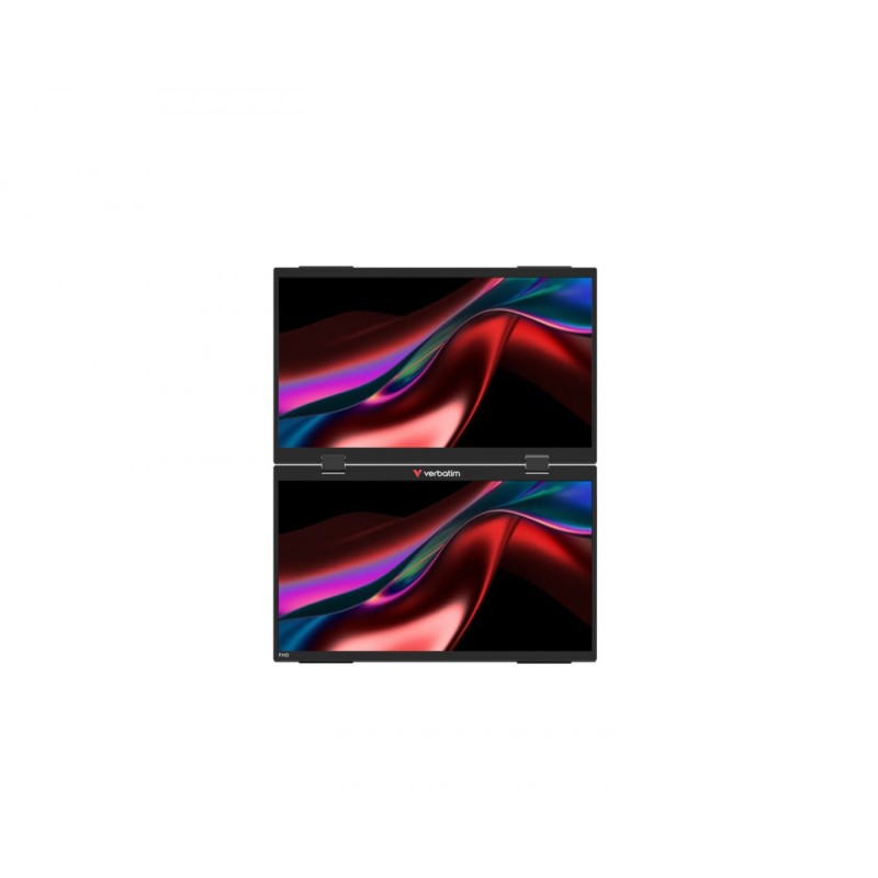 Verbatim Monitor dotykowy DUAL Essentialis 2x 15,6 Full HD 6… | PartsPC.pl