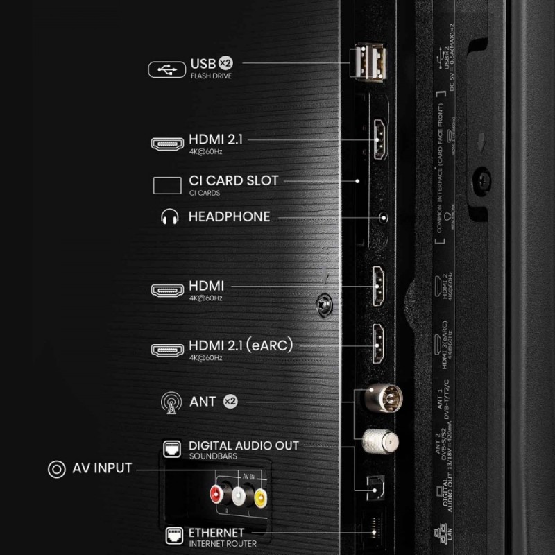 Hisense Telewizor LED 43 cale 43A6Q | PartsPC.pl