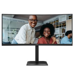 Monitor AOC 34" CU34E4CV VA WQHD 120Hz 2xHDMI DP HUB RJ45 gł… | PartsPC.pl