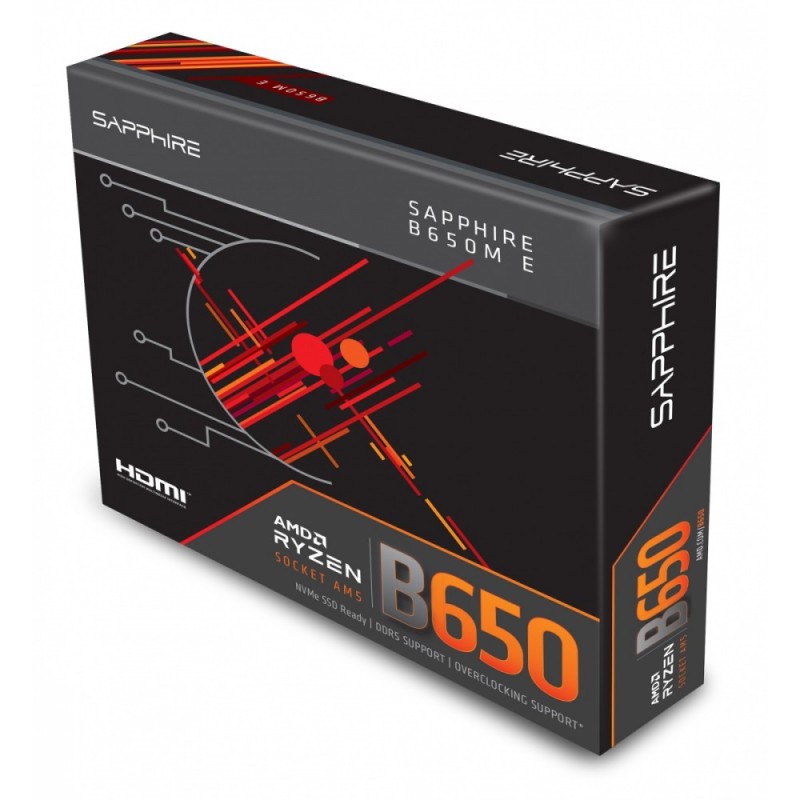 Sapphire Technology Płyta główna B650M-E AM5 2DDR5 mATX | PartsPC.pl