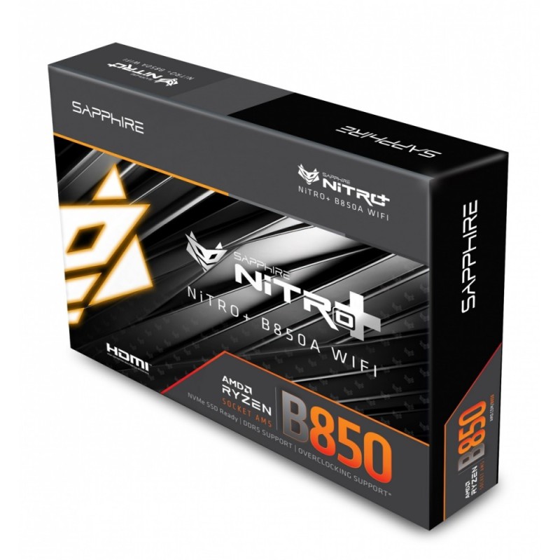 Sapphire Technology Płyta główna NITRO+ B850A WIFI7 AM5 4DDR… | PartsPC.pl