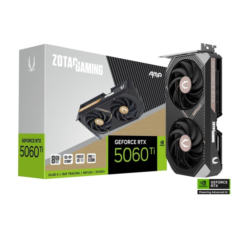 ZOTAC Karta graficzna GeForce RTX 5060 Ti 8GB AMP GDDR7 128b… | PartsPC.pl