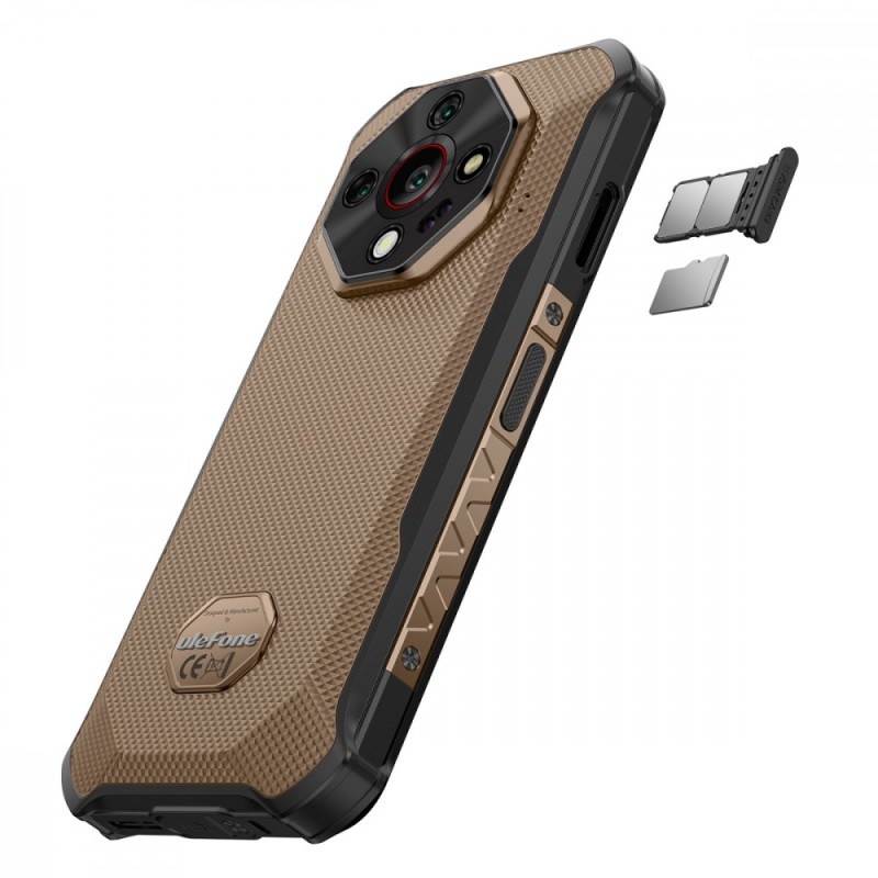 ULEFONE Smartfon Armor X16 Pro 5G 8/256GB IP69K brązowy | PartsPC.pl