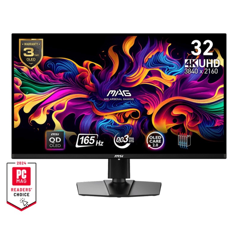 Monitor MSI 31,5" MAG 321UP QD-OLED 2xHDMI DP USB-C
