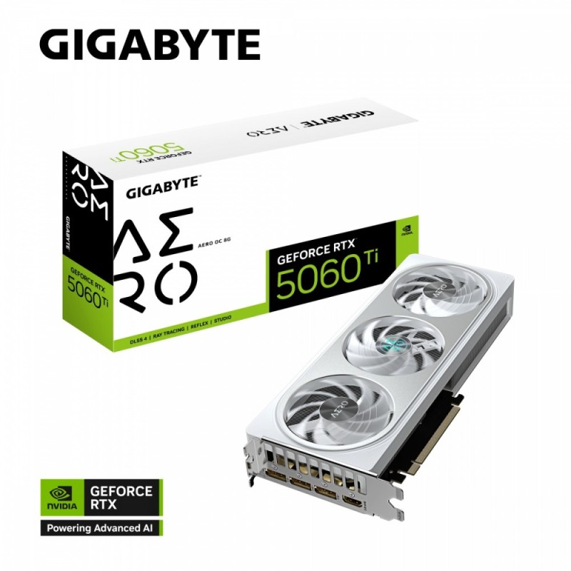 Karta VGA Gigabyte GeForce RTX 5060 Ti AERO OC 8G 8GB GDDR7 … | PartsPC.pl