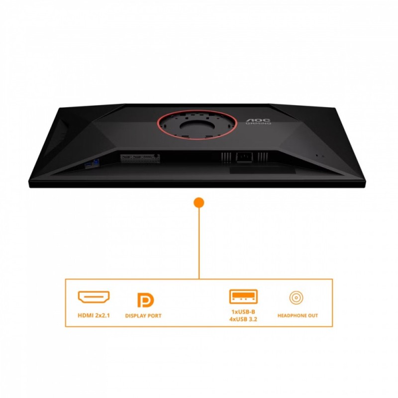 AOC Monitor 31.5 cala U32G4U Fast IPS 4K 160Hz HDMIx2 DP | PartsPC.pl