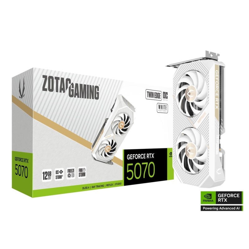 ZOTAC Karta graficzna GeForce RTX 5070 TWIN EDGE OC WH... | PartsPC.pl