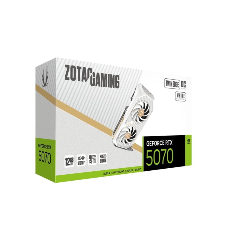 ZOTAC Karta graficzna GeForce RTX 5070 TWIN EDGE OC WH... | PartsPC.pl