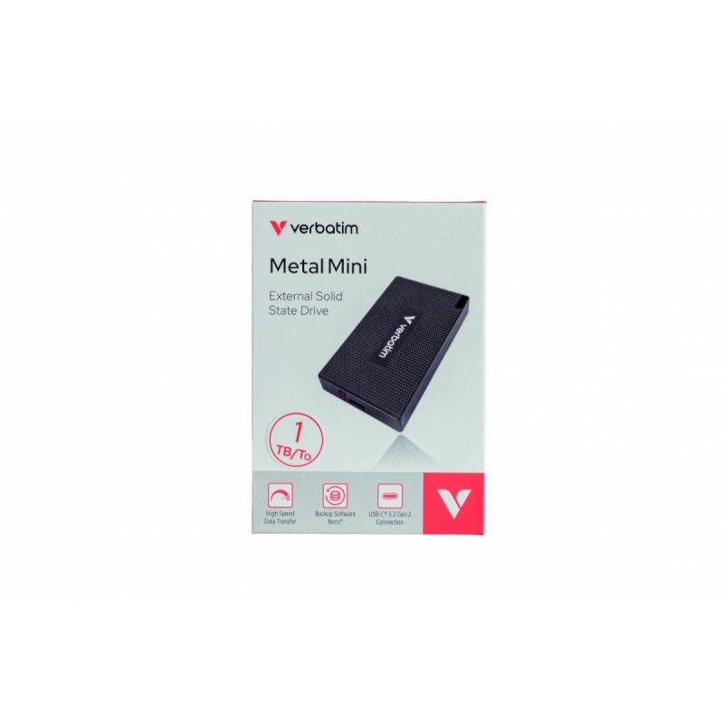 Dysk SSD zewnętrzny Verbatim Metal Mini SSD 512GB USB-C 3.2 … | PartsPC.pl