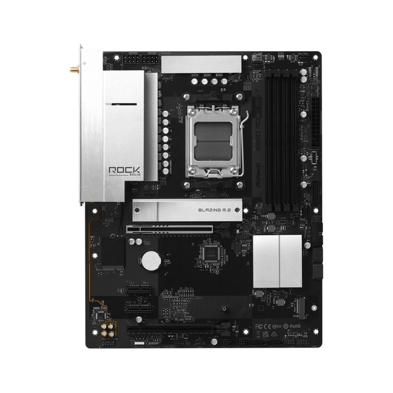 ASRock Płyta główna B850 ROCK WIFI 7 AM5 4DDR5 ATX | PartsPC.pl