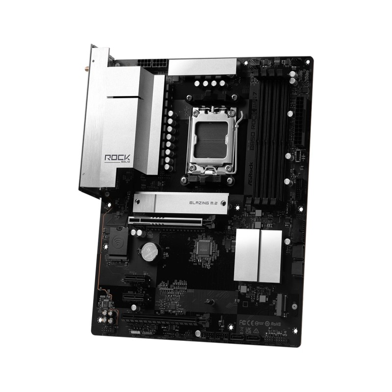 ASRock Płyta główna B850 ROCK WIFI 7 AM5 4DDR5 ATX | PartsPC.pl