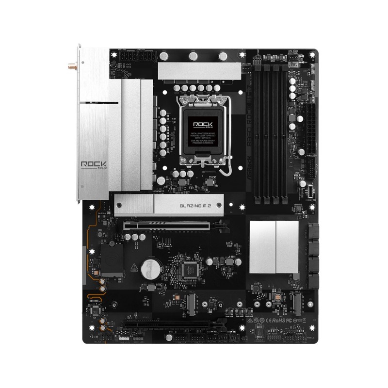 ASRock Płyta główna B860 ROCK WIFI 7 s1851 4DDR5 ATX | PartsPC.pl