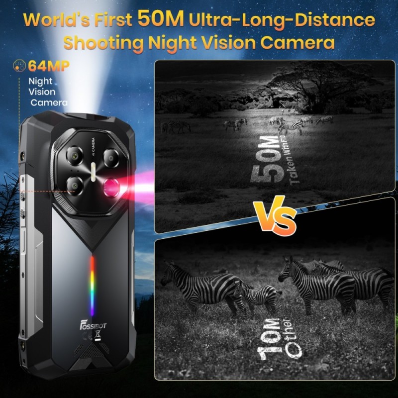 Fossibot Smartfon F113 gray | PartsPC.pl