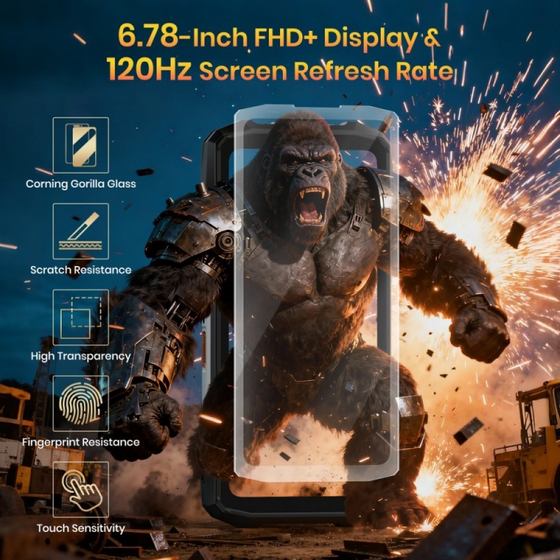 Fossibot Smartfon F113 gray | PartsPC.pl