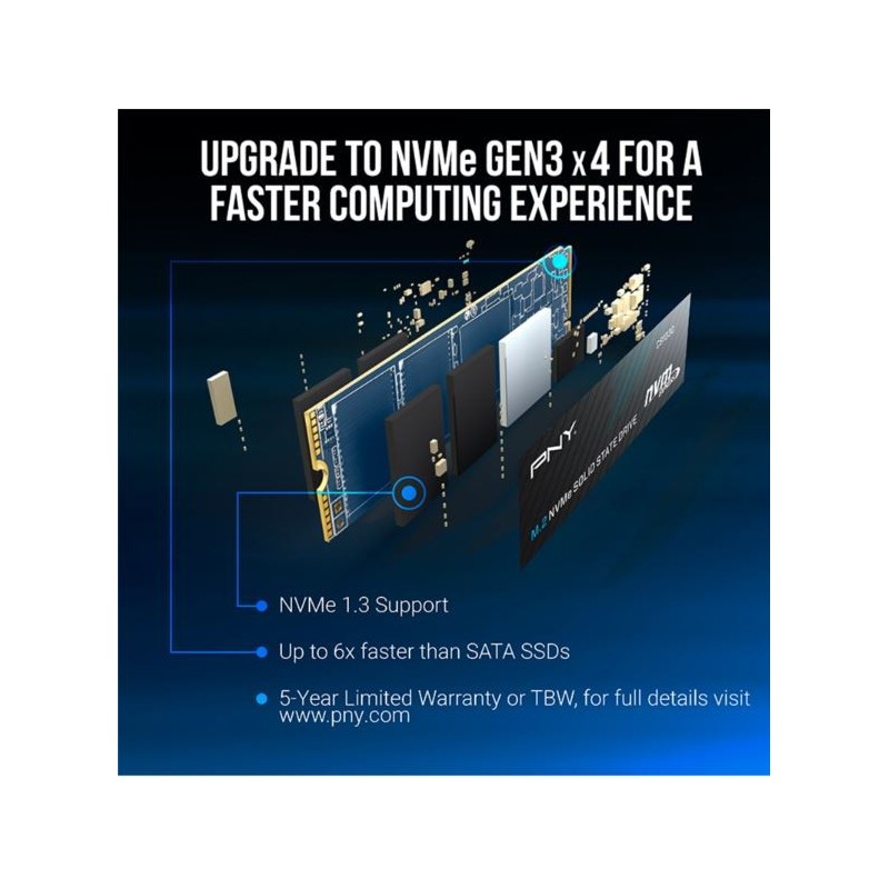 PNY Dysk SSD 1TB M.2 CS1030 M280CS1030-1TB-RB | PartsPC.pl