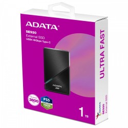 Adata Dysk zewnętrzny SSD SE920 1TB USB4C 3800/3700 MB/s cza… | PartsPC.pl