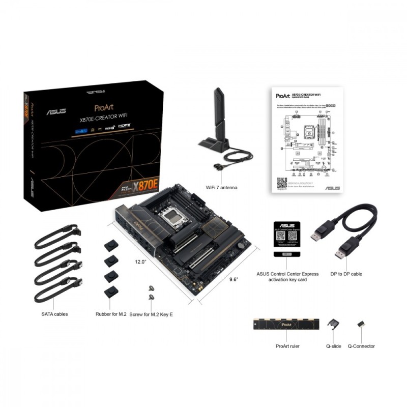 Asus Płyta główna PROART X870E-CREATOR WI FI AM5 4DDR5 HDMI/… | PartsPC.pl