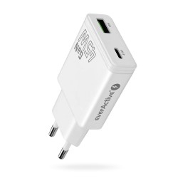 Ładowarka sieciowa everActive SC-460Q GaN 1x USB, 1x USB-C P… | PartsPC.pl