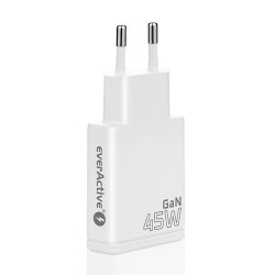 Ładowarka sieciowa everActive SC-460Q GaN 1x USB, 1x USB-C P… | PartsPC.pl
