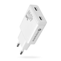 Ładowarka sieciowa everActive SC-465Q GaN 2x USB-C PD QC3.0 … | PartsPC.pl