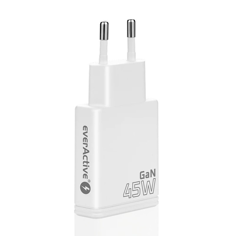 Ładowarka sieciowa everActive SC-465Q GaN 2x USB-C PD QC3.0 … | PartsPC.pl