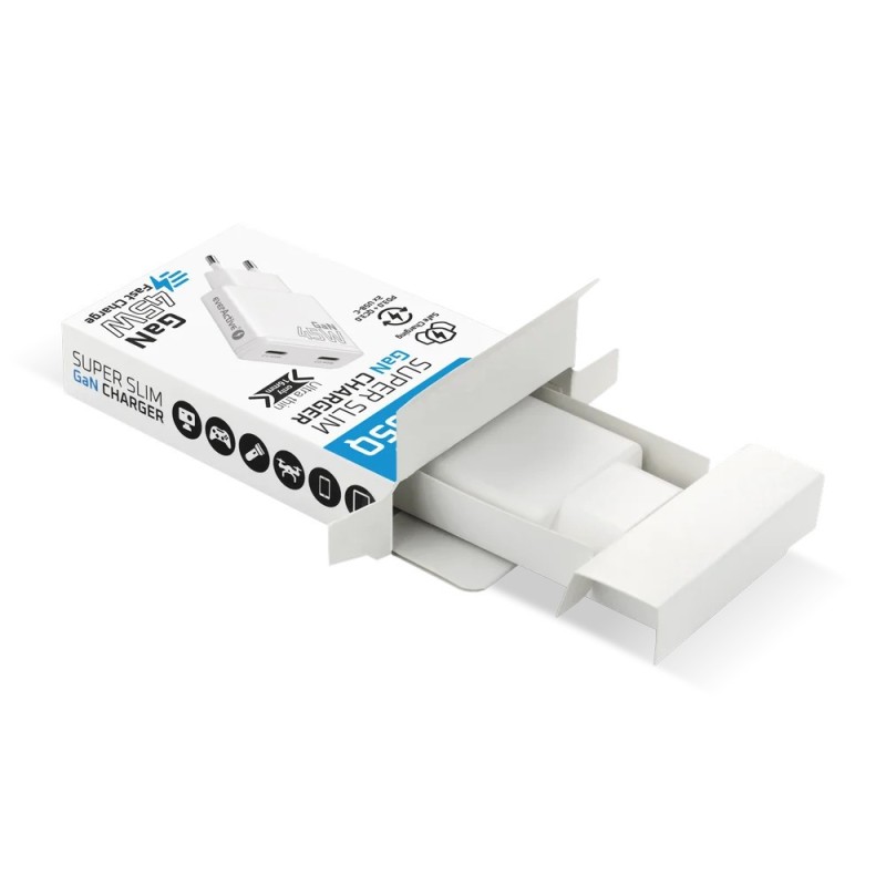 Ładowarka sieciowa everActive SC-465Q GaN 2x USB-C PD QC3.0 … | PartsPC.pl