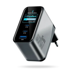 Ładowarka sieciowa everActive GaN SC-670Q 1x USB, 2x USB-C P… | PartsPC.pl