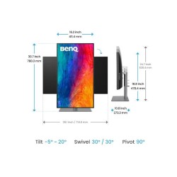Benq Monitor 31.5 cala PD3225U LED 5ms/2K/2000:1/HDMI/Czarny… | PartsPC.pl