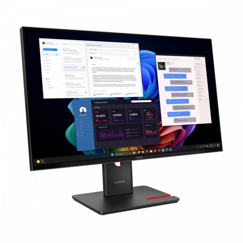 Lenovo Monitor 27 cali ThinkVision T27UD-40 64AFGAT2EU | PartsPC.pl