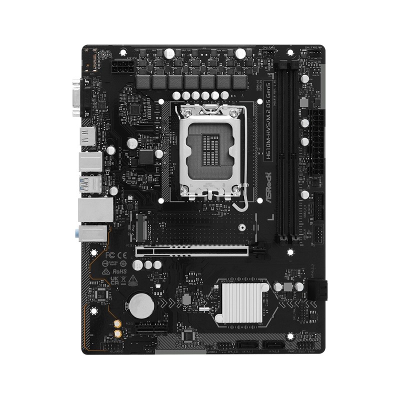 ASRock Płyta główna H610M-HVS/M.2 D5 GEN5 s1700 2DDR5 ... | PartsPC.pl