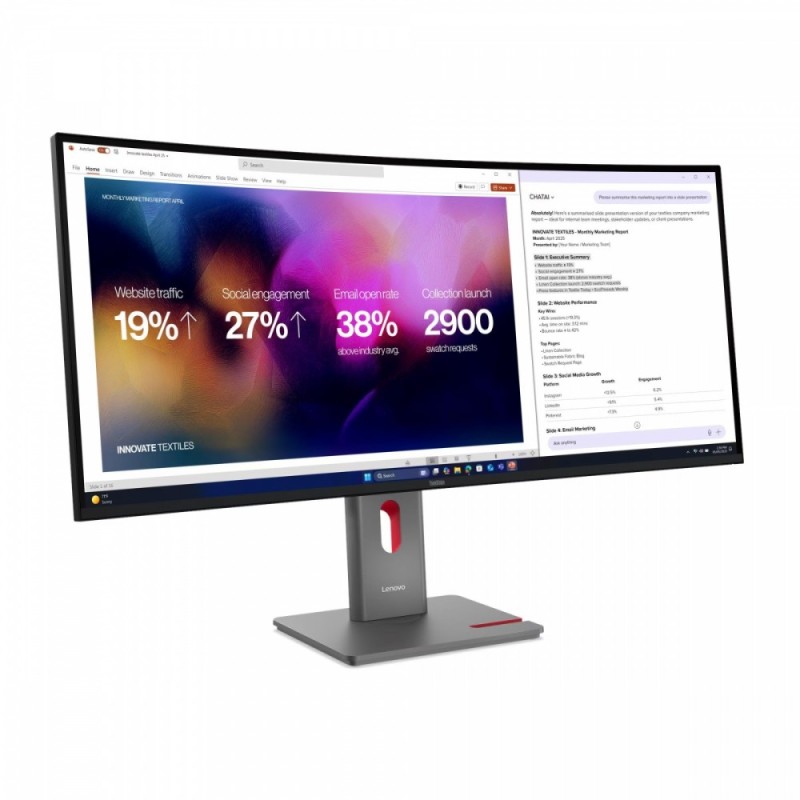 Monitor 39.7 cala ThinkVision P40WD-40 64B4XAT1EU | PartsPC.pl