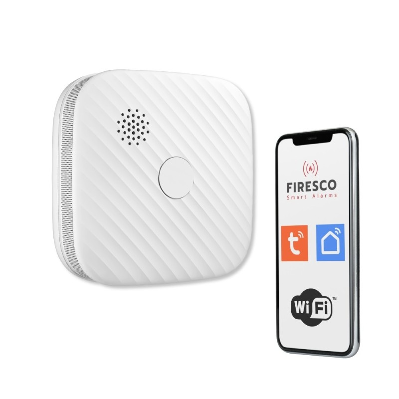 Czujka dymu Tuya/Wifi ZR153SW-CB, czujka dymu z funkcja komu… | PartsPC.pl