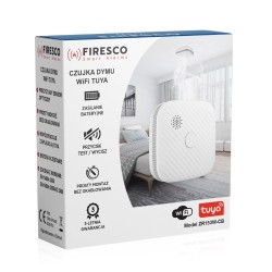 Czujka dymu Tuya/Wifi ZR153SW-CB, czujka dymu z funkcja komu… | PartsPC.pl