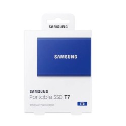 Dysk SSD zewnętrzny Samsung T7 Portable 1TB (1050/1000 MB/s) USB 3.1 Blue