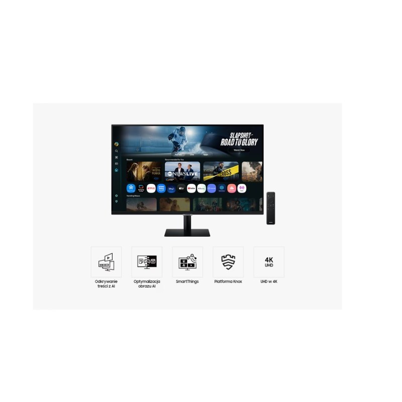 Samsung Monitor 32 cale LS32FM700UUXDU | PartsPC.pl
