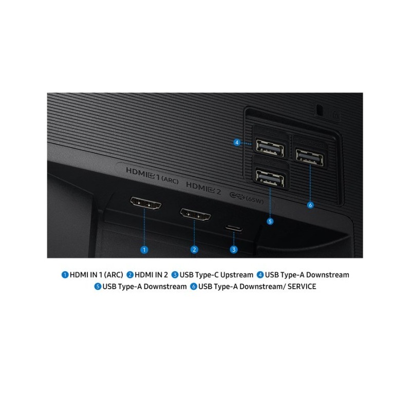 Samsung Monitor 32 cale LS32FM700UUXDU | PartsPC.pl