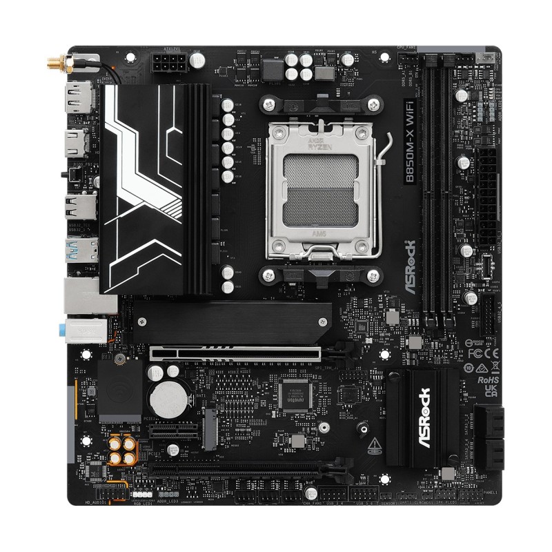 ASRock Płyta główna B850M-X WIFI R2.0 AM5 2DDR5 M.2 USBC mAT… | PartsPC.pl