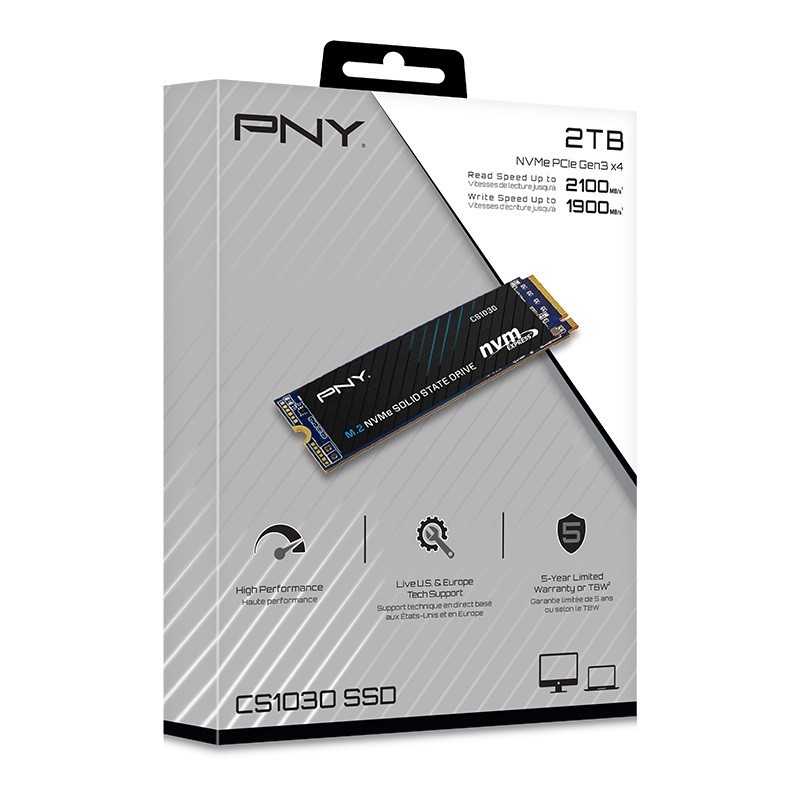 PNY Dysk SSD 2TB M.2 2280 PCIe CS1030 M280CS1030-2TB-RB | PartsPC.pl