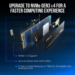 PNY Dysk SSD 2TB M.2 2280 PCIe CS1030 M280CS1030-2TB-RB | PartsPC.pl