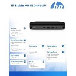 Komputer Pro 400 Mini G9 i5-12500T 512GB/8GB/W11P 885H7EA | PartsPC.pl