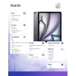 iPad Air 13 cali WiFi 1TB Szary | PartsPC.pl
