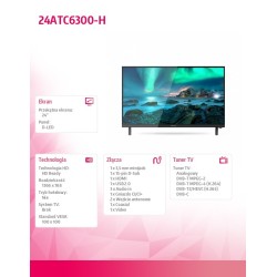 Telewizor LED 24 cale 24ATC6300-H | PartsPC.pl