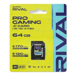 Karta pamięci microSDXC GOODRAM Rival 64GB UHS-I U3 V30 C10 … | PartsPC.pl