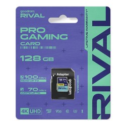 Karta pamięci microSDXC GOODRAM Rival 128GB UHS-I U3 V30 C10… | PartsPC.pl