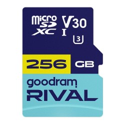 Karta pamięci microSDXC GOODRAM Rival 256GB UHS-I U3 V30 C10… | PartsPC.pl