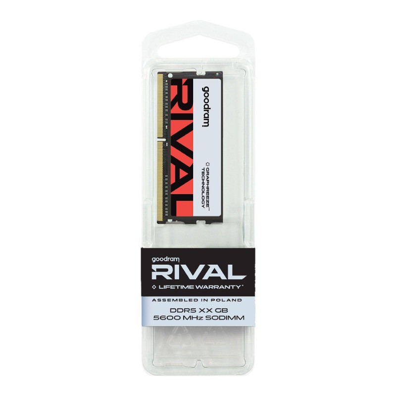 Pamięć SODIMM DDR5 GOODRAM Rival Graphreeze 16GB (1x16GB) 56… | PartsPC.pl